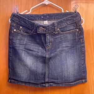 GAP Classic Blue Denim Mini Skirt